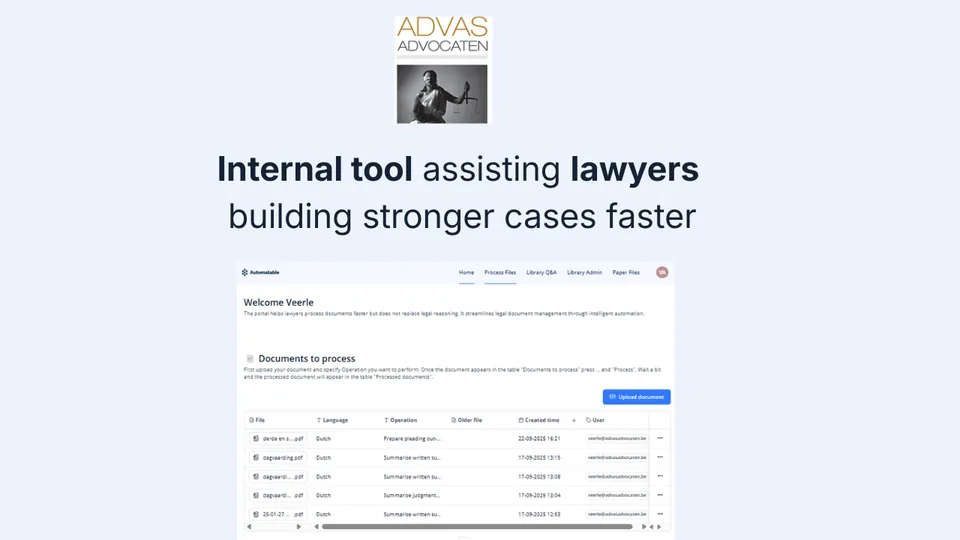 Automatable LegalPortal